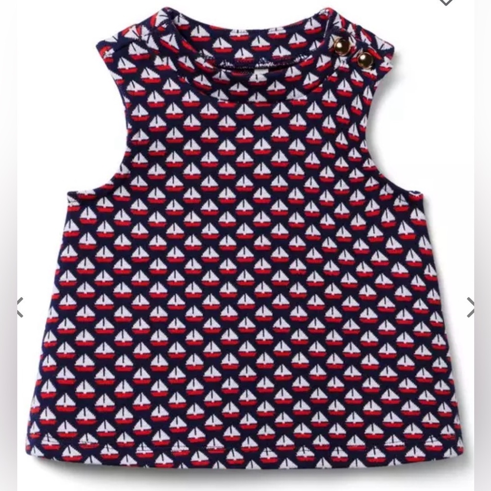 NWOT Janie & Jack Sailboat Jacquard Top Size 4